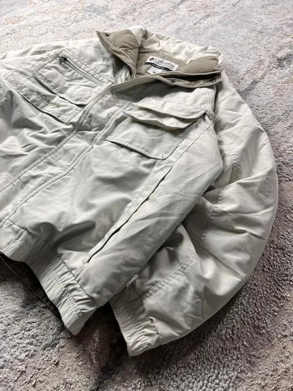 Vintage Columbia Men’s Embroidered Zip Up Bomber Jacket Size L – photo 2